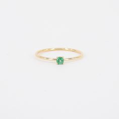 Explore your love for jewelry like you have never done before. NaturalGemsAtelier is here to help you own magical pieces that have been created and personalized exactly to your liking, hit that chat button, and share with us your experience and thoughts so that we can, together, customize your piece and package. This specific listing features our small, minimalist emerald ring designed to add this stubble touch of class and loveliness to your hand and to your style! What could be more perfect th Minimalist Round Cut Emerald Ring, Elegant Everyday Sapphire Ring, Simple Birthstone Stackable Rings, Everyday Solitaire Ring With Round Band, Classic Diamond Ring For Everyday, Minimalist Gemstone Jewelry With Round Band, Minimalist Round Band Gemstone Jewelry, Minimalist Round Band Crystal Ring For Everyday, Classic Crystal Ring With Round Band For Everyday