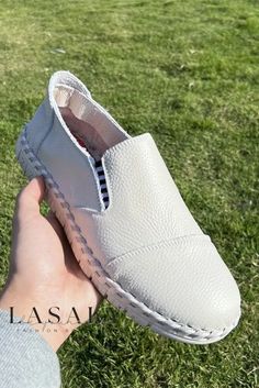 Lasaky - Handcrafted Seamless Bonded Leather Upper Shoes for Optimal Breathability and Sweat Absorption with Soft Sole Heels Patterns, Dressing Style, Stitching Leather, Shoe Size Chart, Natural Leather, Low Heels, Hand Stitching, Heel Height, Leather Upper