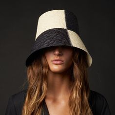 The Cordova, the new two-tone bucket straw hat, handcrafted perfection. • Handcrafted in Ecuador by Artisans • Made with 100% Natural Toquilla Straw • Brim Size: 4” • Size-Adjustable Inner Band Black Basket Hat, Crochet Weave, Straw Panama Hat, Hat Bag, Crochet Weaves, Lint Roller, Fancy Hats, Custom Initials, Shoe Gifts