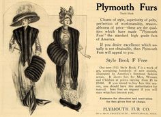 Advertising Clothing, Fur Trade, Cosy Winter, A Bug, Gilded Age, Fur Hat, Edwardian Era, Fur Fashion