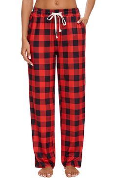 PRICES MAY VARY. Material: Women pajama pants made from a soft fabric that is both comfortable and stylish, great for all year use and easy to care for Fit: The elastic waistband provides a snug fit without being too tight, and the drawstring allows for a comfortable and customizable fit Pockets: Long women's pajama bottoms suitable for wearing all year round, two pockets are roomy enough to hold your phones and keys Versatile: These soft pajamas pants are lightweight and stretchy for sleepwear Cute Christmas Pajamas Shorts, Comfortable Pants With Elastic Waistband For Pajama Party, Comfortable Elastic Waistband Pants For Pajama Party, Casual Sleep Bottoms For Fall, Casual Fall Sleep Bottoms, Casual Bottoms For Pajama Party In Fall, Casual Pants For Fall Pajama Party, Cotton Sleep Pants For Fall, Fall Cotton Sleep Bottoms