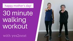 two women are standing in front of a wall with the words lower body workout with vesnext