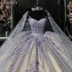 Mexican Quinceanera, Quinceanera Themes Dresses, Quinceañera Dresses, Butterfly Applique, Pretty Quinceanera Dresses, Quinceanera Themes, Quince Dress, Modest Prom, Tulle Sleeves