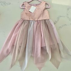 Beautiful Formal Dress For Toddler Girl, Size 2t, Color Rose Gold On Top, Multi Tone Pink On Bottom. Pink Twirl Dress For Dress-up In Summer, Pink Twirl Dress For Summer Dress-up, Cute Sleeveless Pink Princess Dress, Cute Pink Princess Dress For Spring, Pink Sleeveless Dress For Dress-up, Cute Spring Pink Princess Dress, Cute Pink Sleeveless Tutu Dress, Pink Sleeveless Party Dress, Pink Twirl Dress For Spring Party