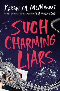 the cover of such charming liars by lauren m mcmanus, with an image of a diamond necklace