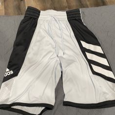 Size Small. Never Worn But Tags Were Removed Adidas Sporty White Athletic Shorts, Adidas White Athletic Shorts With Built-in Shorts, Adidas White Workout Bottoms, Adidas Shorts, Adidas White, Shorts White, Shorts Athletic, White Adidas, Adidas Men