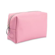 Make Up Pouch for Women with Zipper Pink Rectangular Cosmetic Bag For Storage, Pink Rectangular Pouch For Storage, Pink Rectangular Cosmetic Bag, Portable Rectangular Pouch, Trendy Cosmetic Bag With Zipper Closure For Personal Use, Trendy Pink Cosmetic Bag For Storage, Pink Rectangular Pencil Case With Zipper, Rectangular Pink Pencil Case With Zipper, Trendy Pink Rectangular Pouch