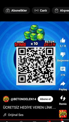 the qr code for an iphone game is displayed in this screenshoter image