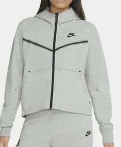 Nike Tech Fleece Hoodie, Nike Sportswear Tech Fleece, Tech Fleece Hoodie, Tech Women, Nike Sportswear Women, Windrunner Jacket, Baby Nike, Women's Sportswear, Nike Zip Up