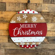 Merry Christmas Wood Circle 18 ornament Christmas Wooden Circle Signs, Christmas Wood Circle Sign, Painted Wood Rounds Christmas Ornament, Christmas Door Signs Wood, Christmas Wood Round Signs, Wood Door Signs, Christmas Wood Signs, Circle Signs, Happy Holidays Sign