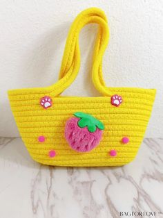 BagForLove - Stylish Strawberry Weave Beach Tote - Trendy and Chic Product Description Color Yellow Details Appliques Magnetic No Type Bucket Bag Bag Size Mini Style Cute Strap Type Double Handle Pattern Type Plain Features Lightweight Care Instructions Do not wash Material Paper Size Chart INCH CM Bag Length Bag Width Bag Height Handle Height 7.5 inch 2.4 inch 5.1 inch 5.5 inch Bag Length Bag Width Bag Height Handle Height 19 cm 6 cm 13 cm 14 cm Details Pictures Similar Products h2 { text-align: center; } /* æ¢è¡ */ li{ white-space: normal; word-break: break-all; word-wrap: break-word; } .red-box { width: 100%; display: flex; flex-direction: row; flex-wrap: wrap; justify-content: center; } .red-box > div { width: 190px; height: 250px; margin: 10px; } .red-box > div > a > img { width: 19 Yellow Crochet Tote Bag For Vacation, Yellow Bucket Crochet Bag For Summer, Yellow Crochet Bucket Bag For Summer, Summer Yellow Bucket Crochet Bag, Casual Yellow Crochet Bag For Summer, Casual Yellow Straw Beach Bag, Casual Yellow Straw Bag For Beach, Casual Yellow Straw Bag For The Beach, Casual Yellow Shoulder Bag For Beach Season