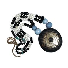 Necklace Ainu : The British Museum Ancient Japanese Jewelry, Hand-strung Round Beads Amulet Jewelry, Luxury Large Bead Amulet Jewelry, Japanese Necklace Traditional, Mingei Japan, Luxury Large Beaded Amulet Necklace, Ancient Japan, The British Museum