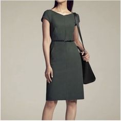 Mm Lafleur Nisa Dress In Sage Green Size 8. Does Not Come With The Belt. Measurements Shown In Photos. Mm Lafleur, Size 8 Dress, Sage Green, Womens Dresses, Green, Dresses, Women Shopping