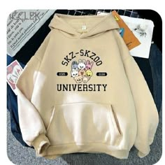 Party Hoodies, Kawaii Streetwear, Skz Merch, Hoodies Cute, Couple Clothes, Pumpkin Party, Funny Prints, Style Hip Hop