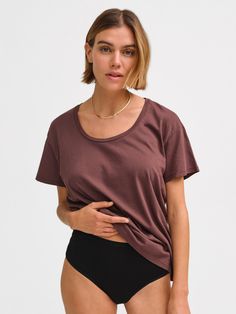 Organic Cotton Classic U-Neck Tee – MATE the Label Seamless Crew Neck T-shirt For Loungewear, Everyday Stretch T-shirt With Scoop Neck, Everyday T-shirt With Scoop Neck, Cotton Scoop Neck T-shirt For Layering, Cotton Scoop Neck Layering T-shirt, Seamless Cotton Tops With Scoop Back, Basic Relaxed Fit Short Sleeve Top With Scoop Neck, Basic Short Sleeve Top Relaxed Fit Scoop Neck, Relaxed Fit Scoop Neck T-shirt