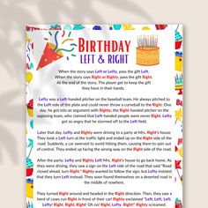 the birthday letter is in front of a white background