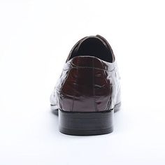 Introducing the GatorLuxe Exquisite Lace-Up Pointed Toe Brogue Dress Shoes, a symbol of sophistication and elegance. Crafted with genuine cow leather, these shoes exude luxury and style, while the solid pattern showcases a timeless appeal. Elevate your style and make a statement with these must-have brogue shoes. Elegant Wingtip Lace-up Shoes With Red Sole, Elegant Lace-up Shoes With Red Sole, Fitted Slip-on Oxfords With Brogue Detailing, Fitted Slip-on Oxfords For Formal Occasions, Elegant Brown Lace-up Shoes For Formal Occasions, Classic Burgundy Oxfords With Red Sole, Classic Wingtip Dress Shoes With Red Sole, Fitted Wingtip Dress Shoes With Red Sole, Elegant Slip-on Oxfords With Red Sole