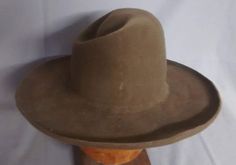 Mule-y Hat, Unique, Old Style Cowboy Hat, Western,  Fur Felt, Historic, Cowboy Hat, traditional, Lil Vintage Fitted Hat For Ranch, Fitted Vintage Hat For Ranch, Vintage Handmade Hats For Ranch, Handmade Vintage Hats For Ranch, Traditional Wide Brim Fitted Hat, Traditional Fitted Wide Brim Hat, Vintage Hats With Curved Brim For Country Events, Vintage Ranch Hats With Curved Brim, Vintage Curved Brim Hats For Country Events