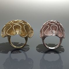 The dimensions and weights of this ring are in popular materials such as yellow gold, white gold, rose gold, green gold, silver, platinum, and palladium can be viewed in the accompanying images. The weight is measured in grams, and the length is measured in millimeters. in both rings. Please note that this is a digital product, and you will receive downloadable STL files for use with appropriate programs and 3D printers. If you encounter any issues with the link, design, or file, please don't he 3d Jewelry Design, Ring Basket, 3d Jewelry, Link Design, Stl Files, 3d Printers, Flower Ring, Green Gold, Rings Statement