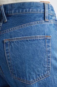 Crafted from Italian stretch denim in Los Angeles, these casual-cool jeans feature a superhigh waist and full-length wide legs for a contemporary look. 32" inseam; 21" leg opening; 12" front rise; 15" back rise (size 29) Zip fly with button closure Five-pocket style 100% cotton Machine wash, tumble dry Made in the USA of imported fabric Modern Blue Rigid Denim Flare Jeans, Modern Denim Flare Jeans With Belt Loops, Modern Medium Wash Wide Leg Cropped Jeans, Modern Wide Leg Medium Wash Cropped Jeans, Modern Cropped Leg Denim Blue Flare Jeans, Modern Wide Leg Cropped Jeans In Medium Wash, Modern Denim Cropped Jeans With Wide Leg, Modern Wide Leg Denim Cropped Jeans, Modern Wide Leg Cropped Denim Jeans