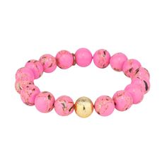 Start your wristscape™ with our Marble beaded bracelet for women and then add AWB® in your favorite colors! Marble exudes timeless elegance with its smooth, polished finish. Our Marble bracelet is available in blush and pink that adds a subtle pop of color to any outfit. A classic brushed gold bead finishes the bracelet making it softly sparkle on your wrist. Handcrafted in the US. One size. Mindful Glamour Ritual: Pause. Breathe. Focus on your many qualities and how together they make up the wo Marble Bracelet, Preppy Jewelry, School Jewelry, Pink Marble, Pink Bracelet, Bracelet For Women, Boutique Jewelry, Arm Candy, Color Rosa