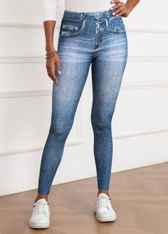 Stretch Mid-rise Denim Jeans, Stretch Denim Blue Pants With Five Pockets, Stretch Washed Jeans, Stretch Washed Full-length Jeans, Washed High Rise Stretch Jeans, Medium Wash High Waist Stretch Jeans, Mid-rise Washed Denim Blue Jeans, High Waist Stretch Jeans In Medium Wash, High Rise Stretch Washed Jeans