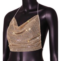 Nude rhinestone see through backless top. One size top which fits sizes XS,S,M,L. Rhinestone Tops For Party Season Clubbing, Stretch Rhinestone Tops For Club, Chic Embellished Tops For Club, Party Stretch Tank Top With Rhinestones, Stretch Rhinestone Tank Top For Party, Stretch Tank Top With Rhinestones For Party, Rhinestone Tops For Party Season Night Out, Rhinestone Tops For Night Out Party Season, Glamorous Backless Club Tops