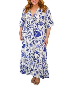 Dani Marie Nicole Tie Front Maxi Dress Elegant Paisley Print Maxi Dress For Vacation, Elegant Beach Midi Dress With Paisley Print, Elegant Paisley Print Beach Dresses, Elegant Beach Dress With Paisley Print, Elegant Beach Dresses With Paisley Print, Women Plus Size, Womens Maxi Dresses, Plus Size Clothing, Empire Waist