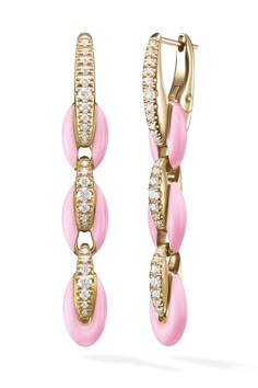 MELISSA KAYE JEWELRYFINE JEWELEARRING ROSEGOLD Marissa Pink Ada Earring Luxury Pink Clip-on Earrings For Formal Occasions, Unique Luxury Pink Earrings, Luxury Feminine Pink Earrings, Luxury Pink Gold Drop Earrings, Luxury Pink Teardrop Jewelry, Luxury Pink Clip-on Jewelry, Luxury Pink Formal Clip-on Earrings, Luxury Pink Gold Fine Jewelry, Luxury Modern Pink Gold Jewelry