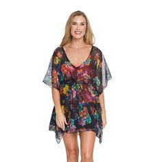 You'll be ready for poolside and the party wearing this Nine West swim cover up.Click on this WOMEN'S GUIDE to find the perfect fit and more! You'll be ready for poolside and the party wearing this Nine West swim cover up.Click on this WOMEN'S GUIDE to find the perfect fit and more! FEATURES Flowy woven construction Flounce hem Pullover styling Short dolman sleeves V-neckFABRIC & CARE Polyester Machine wash and line dry Imported Size: Small. Color: Black. Gender: female. Age Group: adult. Spring Beachwear Swim Dress For Beach Cover-up, Black Beachwear Cover-up For Pool, Spring V-neck Swim Dress For Beachwear, Summer V-neck Swimming Cover-up, Black Beachwear Cover-up For Swimming, Spring V-neck Swim Dress For Beach Cover-up, V-neck Swim Dress For Vacation, Summer V-neck Cover-up For Swimming, Black Summer Swimming Cover-up