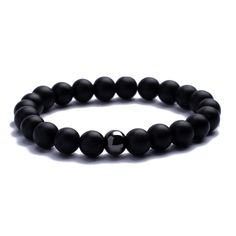 PRICES MAY VARY. Quality - The Black Onyx bracelet is made of top graded matte onyx stones and a black PVD plated pearl in our Signature Stainless Steel. For maximized durability we use a special Japanese ”crystal string”. Handmade - All Alton of Sweden jewelry is handcrafted to ensure that every detail is perfect, for an experience out of the ordinary. Size - The beaded bracelets are 7.5 inches in circumference. We always include an extra string and beads so you easily can customize the size. S Adjustable Black Onyx Bead Stretch Bracelet, Masculine Adjustable Black Bracelets, Obsidian Bracelet Men, Mens Onyx Bracelet, Black Onyx 8mm Beads, Brown Tiger Eye, Boho Men, Black Onyx Bracelet, Onyx Bracelet