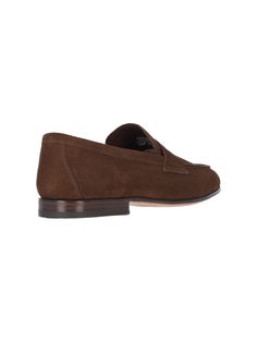 100% Leather Formal Slip-on Loafers With Suede Lining, Formal Brown Slip-ons With Suede Lining, Calf Leather Slip-on Loafers For Galas, Brown Plain Toe Moccasins For Galas, Classic Slip-on Dress Shoes With Suede Lining, Luxury Leather Tassel Loafers For Business Casual, Classic Formal Slip-ons With Suede Lining, Luxury Leather Tassel Loafers For Semi-formal Occasions, Luxury Brown Loafers With Leather Sole