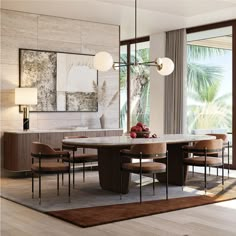 Oval Wooden Dining Table Oval Wooden Dining Table, Dining Area Design, Modern Contemporary Dining, Dinning Room Design, Interior Design Per La Casa, Wooden Dining Table, Dinner Room, Modern Dining Room Tables, Contemporary Dining Table