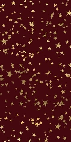 gold stars on a red background