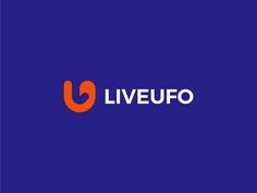 the logo for liveupo is shown on a blue background with an orange and red circle