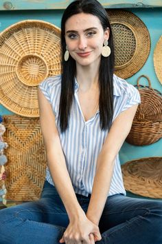 These lightweight rattan earrings are a great addition to your jewelry box. With their neutral resort wear style, these earrings can match anything! They feature a modern, clean design that can be worn every day or with a dressy outfit, and they're light enough to forget you're wearing them as you move around your day. They can go from beachside cocktail to dinner date in a snap, making it the perfect accessory for travel. Hypoallergenic stainless steel posts Durable plant-based acrylic posts Ha Summer Style Earrings For Beach In Spring, Natural Casual Jewelry For Vacation, Casual Natural Jewelry For Vacation, Casual Everyday Earrings For Summer, Casual Beach Earrings For Spring, Chic Beach Earrings, Chic Beach Drop Earrings, Chic Drop Earrings For Beach, Natural Color Earrings For Vacation In Spring