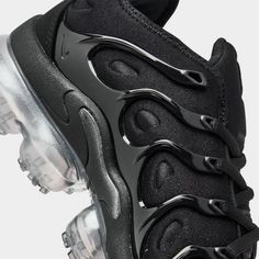 Suede or leather or textile upper delivers durability and sleek style.Bootie construction provides a snug and secure fit.Revolutionary VaporMax Air sole for soft, lightweight responsiveness.Durable rubber outsole.Rubber pods on the outsole in high-wear areas for enhanced durability.Integrated lugs provide aggressive traction.The Nike Air VaporMax Plus SE is imported.Over 7 years in the making, the Women's Nike Air VaporMax Plus SE Running Shoes are a transcendent revolution. Completely transform Nike Mesh Sneakers With Translucent Outsole, Lace-up Basketball Shoes With Translucent Outsole, Nike Custom Sneakers With Translucent Outsole, Modern Custom Lace-up Sneakers With Air Max Cushioning, Custom Lace-up Sneakers With Air Cushioning For Streetwear, Nike Leather High-top Sneakers With Air Max Cushioning, Nike Leather High-top Sneakers With Air Max, Nike Dynamic Lace-up Sneakers, Sporty Leather High-top Sneakers With Air Max Cushioning