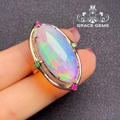 Authentic Australian Opal Ring in 18k rose Gold with Rubies/Mexican Fire Opal/Wedding band/Ethiopian Dragon Breath Opal/Thanks giving gift by GraceGemsUS on Etsy Dragons Breath Opal, Dragon Breath, Opal Wedding Band, Australian Opal Ring, Blue Opal Ring, Opal Wedding, Mexican Fire Opal, Thanks Giving, Engagement Rings Opal