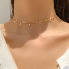 Piccolo Dot Choker Necklace Sterling Silver Choker Necklace, Heart Choker Necklace, Sterling Silver Choker, Silver Choker Necklace, Statement Fashion, Heart Choker, Round Necklace, Rose Gold Chain, Silver Choker