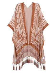 ✦Material: 50% RAYON,50%NYLON ✦Effortless To Pair And Wear: This Kimono is the perfect accessory to take any outfit to the next level. You can use this to elevate a casual outfit, or craft a glamorous look by pairing it with a slip dress and heels. Or wearing over a tank top and shorts and you could use it at the beach over your bathing suit. ✦Not Only Gorgeous, But Cozy:This kimono is absolutely breathtaking. The color is so rich, fabric very well crafted, soft and flowy. It's so versatile and Purple Kimono, Winter Wrap, Sweater Poncho, Velvet Kimono, Plaid Poncho, Oversized Blanket, Velvet Burnout, Kimono Duster, Blanket Sweater