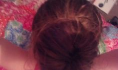 Sock bun awesome Get an old long sock that is clean  Cut of the toe part of and start rolling it up from the toe  It should look like a scrunchy Make your hair like u are making a ponytail don't put in the elastic yet Put the sock on your hair so it looks like a ponytail Hold the bottom of the sock and put your hair all covering the sock wrap the elastic around the bottom of the sock The pin up all the hair up with u turn pins How To Make Scrunchies, Sock Bun, U Turn, A Ponytail, Like U, Long Socks, Clean Cut, Up Hairstyles, Scrunchies