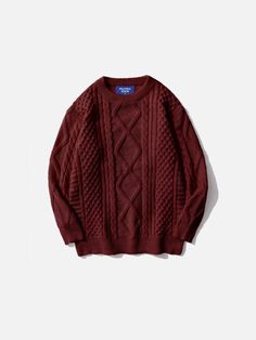 2023 Top Streetwear Brand AelfricEden, Street fashion clothes shopping online, free shipping worldwide! Aelfric Eden Sweater, Xmas Wishlist, Top Streetwear Brands, Aelfric Eden, Cable Stitch, Clothes Shopping, Top Streetwear, Clothing Details, Beautiful Sweater