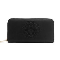 Indulge in the luxury of Plein Sport with this elegant black purse, featuring the iconic brand logo prominently displayed on the front. The practical zip opening reveals a well-organized interior, perfect for storing cards and coins securely. This wallet is not only a fashion statement but also an embodiment of functionality and style, measuring a convenient 20x10x3 cm. Material: 100% Polyester Country of origin: CN Color: Black Zip Wallet, Black Purses, Bold Black, Sport Bag, Luxury Brands, Leather Accessories, Satchel Bags, Belt Bag, Wallets For Women