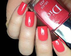 Dior Délice is a bright cool toned coral with a shimmer of glass flecked particles in pink, gold and green.  |      Love Nail Art check out my pinterest @opulentnails  for Nail Polish Lovers. #nailart #OPI #nars #orly #ysl #dior #jinsoon #chinaglaze #essie #estee #Illamasqua #Kardashian #Londontown Nail Colors And Designs, Nice Nails, Nail Stuff, Dior Addict, Nails Fashion, Gold And Green, Great Fashion, Must Buy