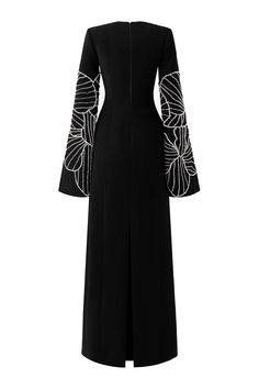 Its split sleeved design and midi-length cut make this dress the perfect choice for any formal event. Its luxurious sheath silhouette flatters the body and provides a polished look. Black Fr, Dress Name, Tailoring Techniques, Corset Midi Dress, Mean Blvd, Bodycon Dress With Sleeves, Ankle Length Dress, Square Neck Dress, Vestidos Vintage