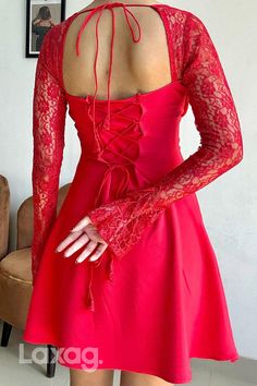 This A-Line Sweetheart Long Sleeves Lace Party Homecoming Dress is sexy and sophisticated. With its figure-flattering silhouette and delicate lace details, this dress is perfect for any party or event. The sweetheart neckline adds a touch of romance, while the long sleeves provide coverage and warmth. Elevate your style with this stunning dress. Wedding Cardigan, Bodycon Tops, Red Homecoming Dresses, Prom Wedding, Homecoming Dress, Stunning Dresses, Long Sleeve Lace, Sweetheart Neckline, Homecoming Dresses