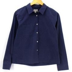 Mo:Vint By Anthropologie Shirt Women's Navy Blue Button Down Long Sleeve Xs Nwt Anthropologie Top, Navy Women, Blue Shirt, Blue Purple, Button Downs, Blue And Purple, Button Up Shirts, Anthropologie, Button Down Shirt