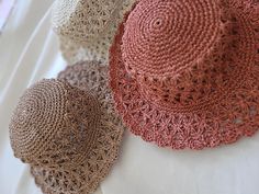 Brown Yarn Crochet Hat For Summer, Summer Crochet Cotton Hat, Beach Crochet Hat Made Of Yarn, Summer Beach Hats With Crochet Lace, Summer Beach Sun Hat In Cotton Yarn, Summer Beach Sun Hat Made Of Cotton Yarn, Brown Crochet Sun Hat For Summer, Summer Beach Crochet Hat In Cotton Yarn, Beach Hat With Crochet Lace And Adjustable Fit