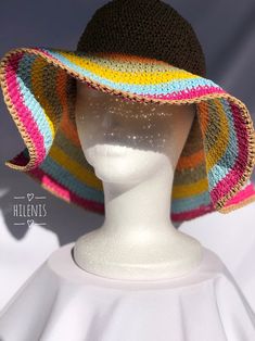 Bohemian One Size Bucket Straw Hat, Bohemian Style Bucket Straw Hat, Bohemian One-size Bucket Straw Hat, Bohemian Woven Crochet Hat For Warm Weather, Bohemian Sun Hat For The Beach, Brown Hand Knitted Crochet Hat For Beach, Hand Knitted Brown Hat For The Beach, Hand Knitted Brown Hats For Beach, Bohemian Crochet Hat With Curved Brim For Warm Weather