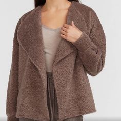 New With Tags! Express Jacket, So So Cozy And Soft! Mauve Brown Color! Comfy Soft-texture Fall Outerwear, Cozy Outerwear With Soft Texture For Fall, Soft Textured Outerwear For Fall, Cozy Sherpa Outerwear With Soft Texture, Cozy Sherpa Outerwear, Cozy Beige Outerwear With Soft Texture, Cozy Fit Outerwear With Soft Texture For Layering, Cozy Fit Soft Texture Outerwear For Layering, Soft Texture Outerwear For Loungewear